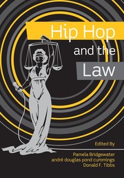 Front cover of Hip hop and the law by Pamela D. Bridgewater