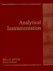 Cover of Analytical instrumentation by Béla G. Lipták
