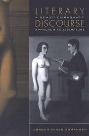 Cover of Literary discourse by Jørgen Dines Johansen
