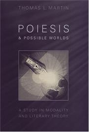 Cover of Poiesis and possible worlds by Martin, Thomas L.