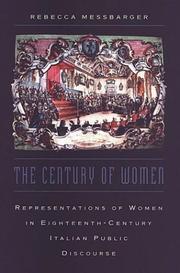 Front cover of The century of women by Rebecca Messbarger