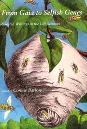 Front cover of From Gaia to Selfish Genes by Connie Barlow