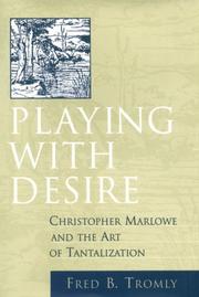 Cover of Playing with desire by Frederic B. Tromly