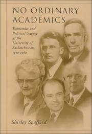 Front cover of No ordinary academics by Shirley Spafford