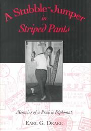 Front cover of A stubble-jumper in striped pants by Earl Drake