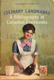 Cover of Culinary landmarks by Elizabeth Driver