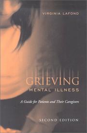 Cover of Grieving mental illness by Virginia Lafond