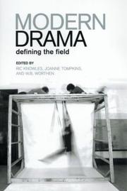Cover of Modern drama by Richard Knowles