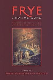 Front cover of Frye and the Word by Jeffery Donaldson