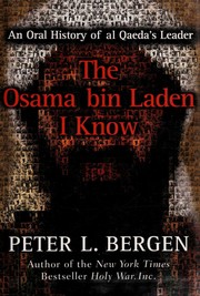 Cover of The Osama bin Laden I Know by Peter Bergen