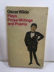Front cover of Plays, prose writings, and poems by Oscar Wilde