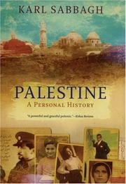 Cover of Palestine by Karl Sabbagh