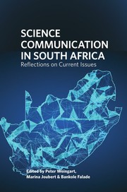 Cover of Science Communication in South Africa by Peter Weingart