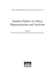 Front cover of Student Politics in Africa by Thierry M. Luescher