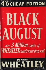 Cover of Black August by Dennis Wheatley