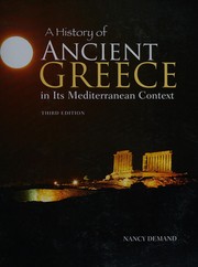Cover of A history of ancient Greece in its Mediterranean context by Nancy H. Demand