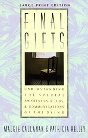 Cover of Final gifts by Maggie Callanan