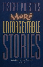 Front cover of Insight presents more unforgettable stories by Chris Blake