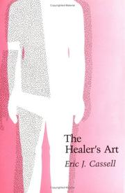 Front cover of The healer's art by Eric J. Cassell