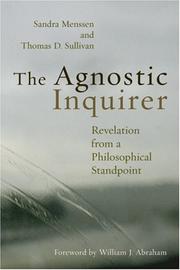 Front cover of The agnostic inquirer by Sandra Lee Menssen