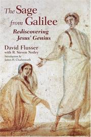 Cover of The sage from Galilee by David Flusser