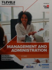 Cover of Management and Administration T Level by Sean Vertigan
