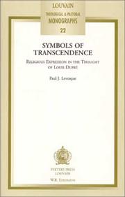 Front cover of Symbols of transcendence by Paul J. Levesque