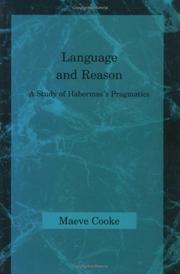 Cover of Language and reason by Maeve Cooke