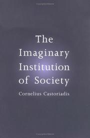 Cover of Institution imaginaire de la société by Cornelius Castoriadis