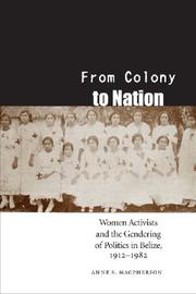 Front cover of From colony to nation by Anne S. Macpherson