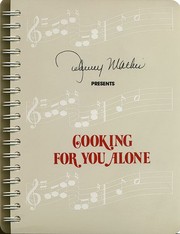 Cover of Cooking for You Alone by Johnny Mathis