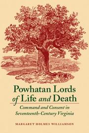 Front cover of Powhatan Lords of Life and Death by Margaret Holmes Williamson