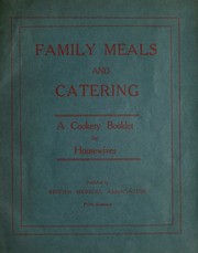 Cover of Family meals and catering by British Medical Association