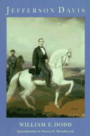 Cover of Jefferson Davis by William Edward Dodd