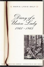 Front cover of Diary of a Union lady, 1861-1865 by Maria Lydig Daly