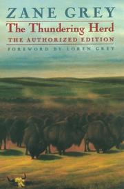 Cover of The Thundering Herd by Zane Grey