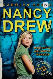 Front cover of Mystery at Malachite Mansion by Carolyn Keene