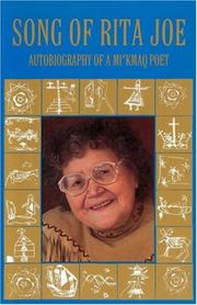 Front cover of Song of Rita Joe by Rita Joe