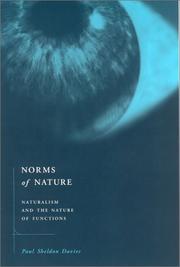 Front cover of Norms of Nature by Paul Sheldon Davies