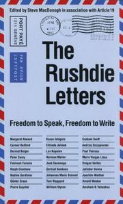 Cover of The Rushdie Letters by in Association with Article 19