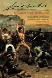 Front cover of David Crockett by James Atkins Shackford