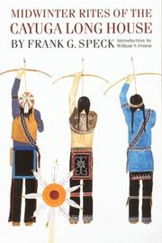 Cover of Midwinter rites of the Cayuga Long House by Frank G. Speck
