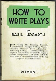 Cover of How to Write Plays by Basil Hogarth