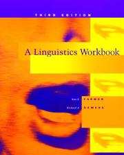 Front cover of A linguistics workbook by Ann Kathleen Farmer