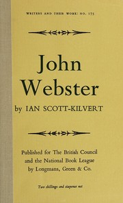 Cover of John Webster by Ian Scott-Kilvert