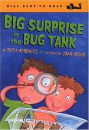 Front cover of Big surprise in the bug tank by Ruth Horowitz