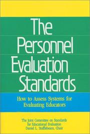 Cover of The personnel evaluation standards by Joint Committee on Standards for Educational Evaluation.