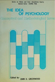 Front cover of The Idea of Psychology by John D. Greenwood
