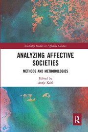 Cover of Analyzing Affective Societies by Antje Kahl
