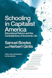 Cover of Schooling in Capitalist America by Samuel S. Bowles